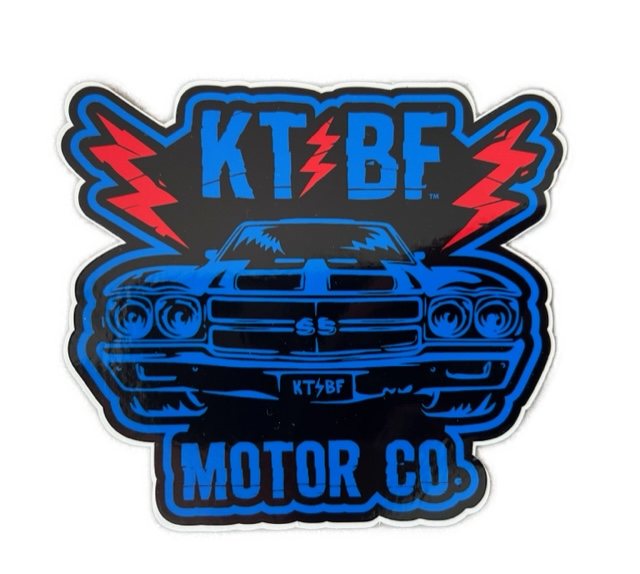 4" vinyl KTBF "Chevelle" sticker/decal