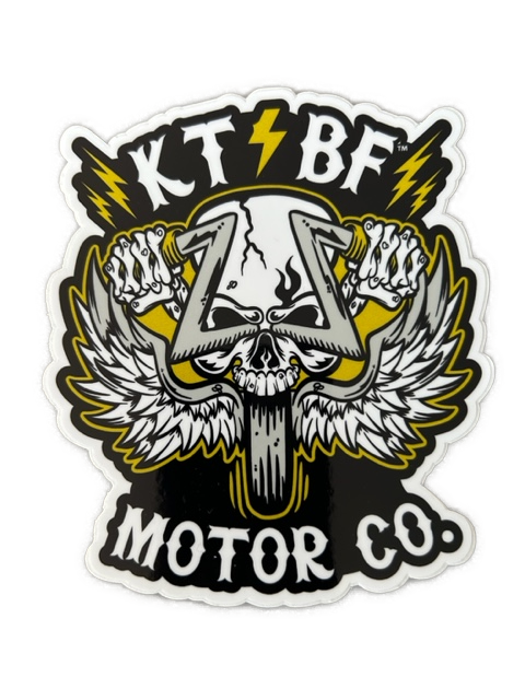 4.5" vinyl KTBF "Easyrider" sticker/decal