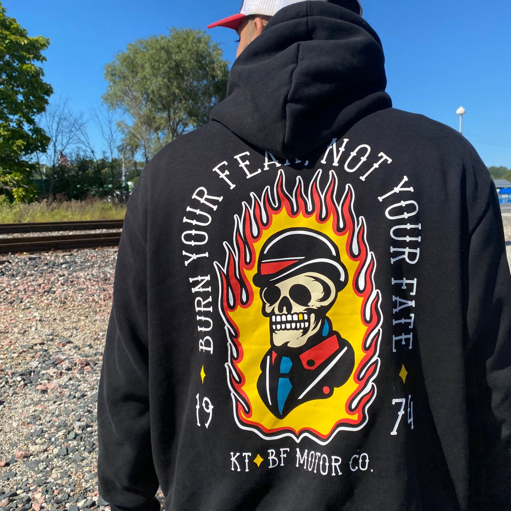 
                      
                        KTBF "Burn Your Fear" Pullover Hooded Sweatshirt
                      
                    