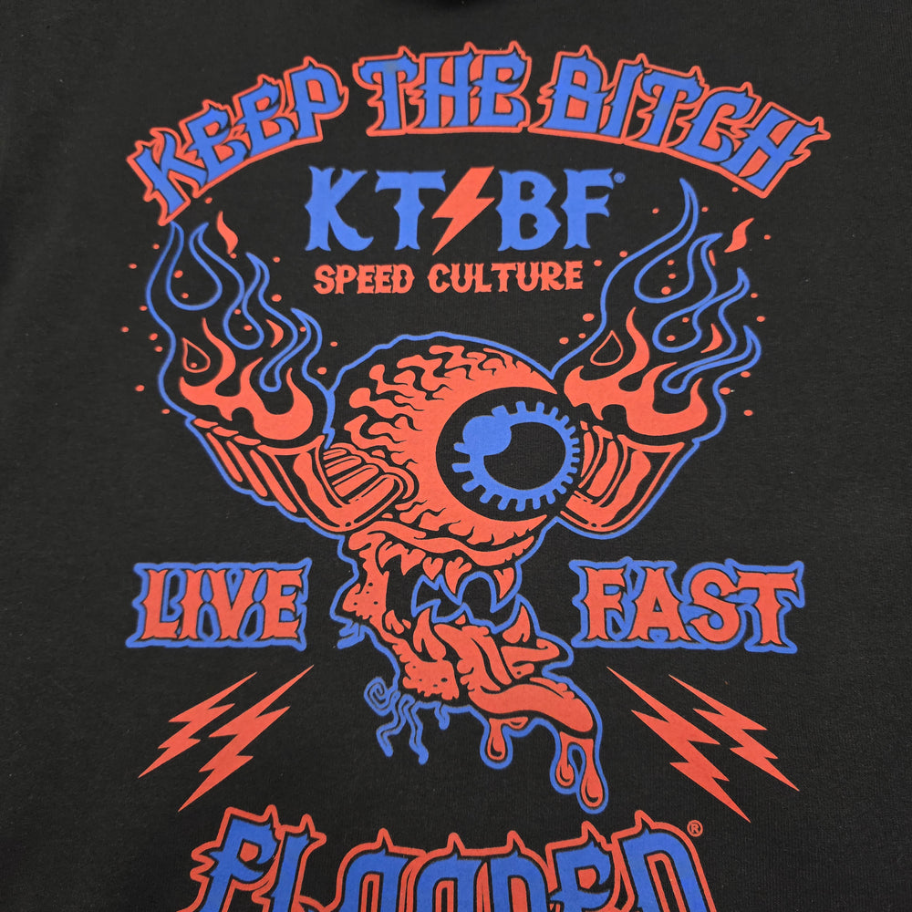 
                      
                        KTBF® "Live Fast" Pullover Hooded Sweatshirt
                      
                    