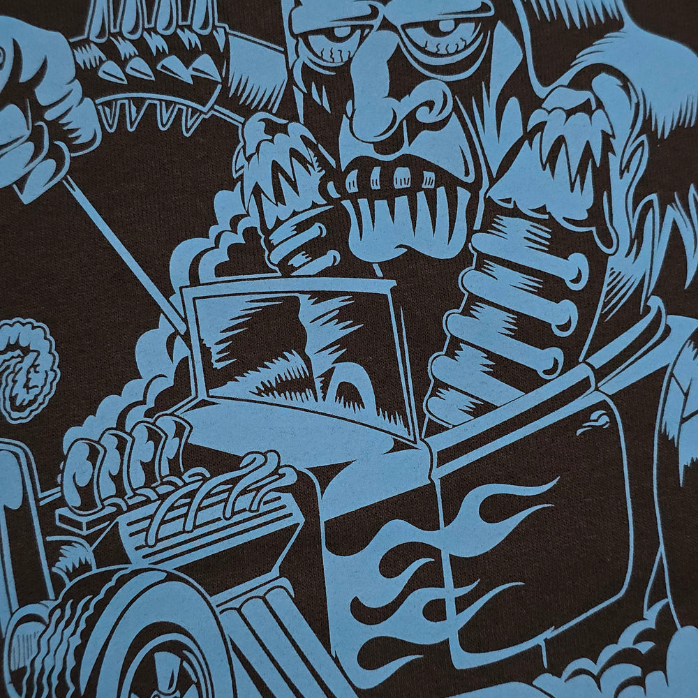 
                      
                        FUEL IT, FIRE IT, FLOOR IT® "GothRod" Pullover Hooded Sweatshirt
                      
                    