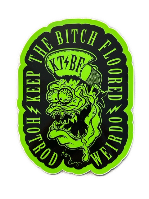 KTBF "Hotrod Weirdo" sticker/decal
