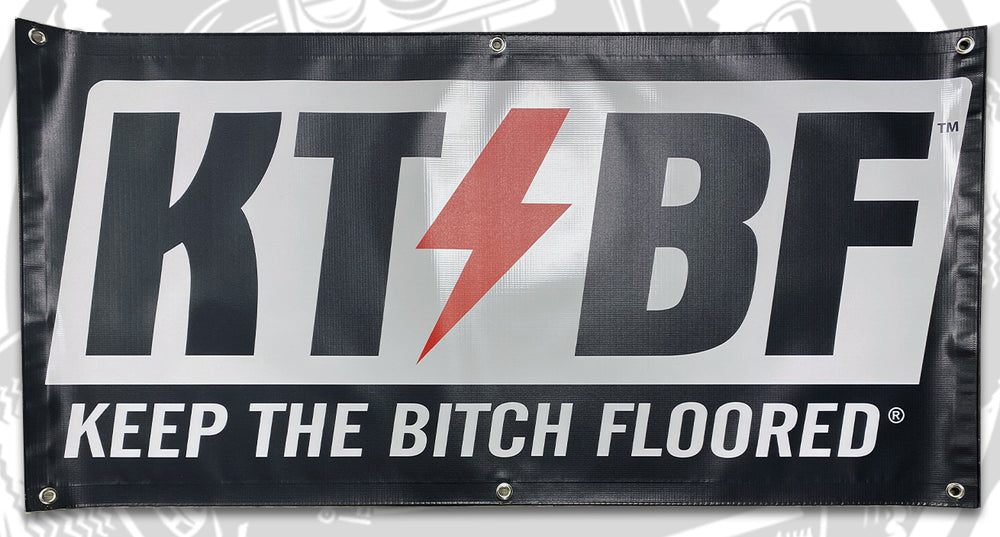 KTBF "Shield" Garage Banner - 2X4'