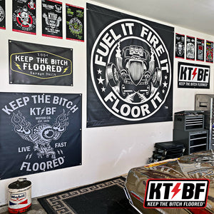 KTBF "Hot Rod Devil" Garage Banner | Multiple Sizes
