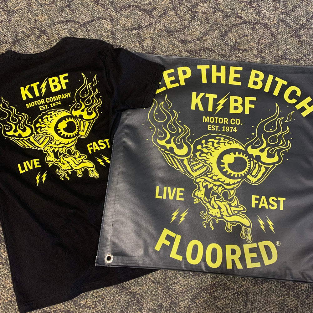 
                  
                    KTBF "Live Fast" Garage Banner | Multiple Sizes
                  
                