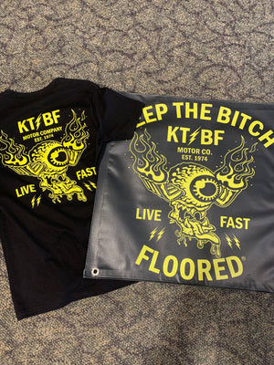 KTBF "Live Fast" Garage Banner | Multiple Sizes