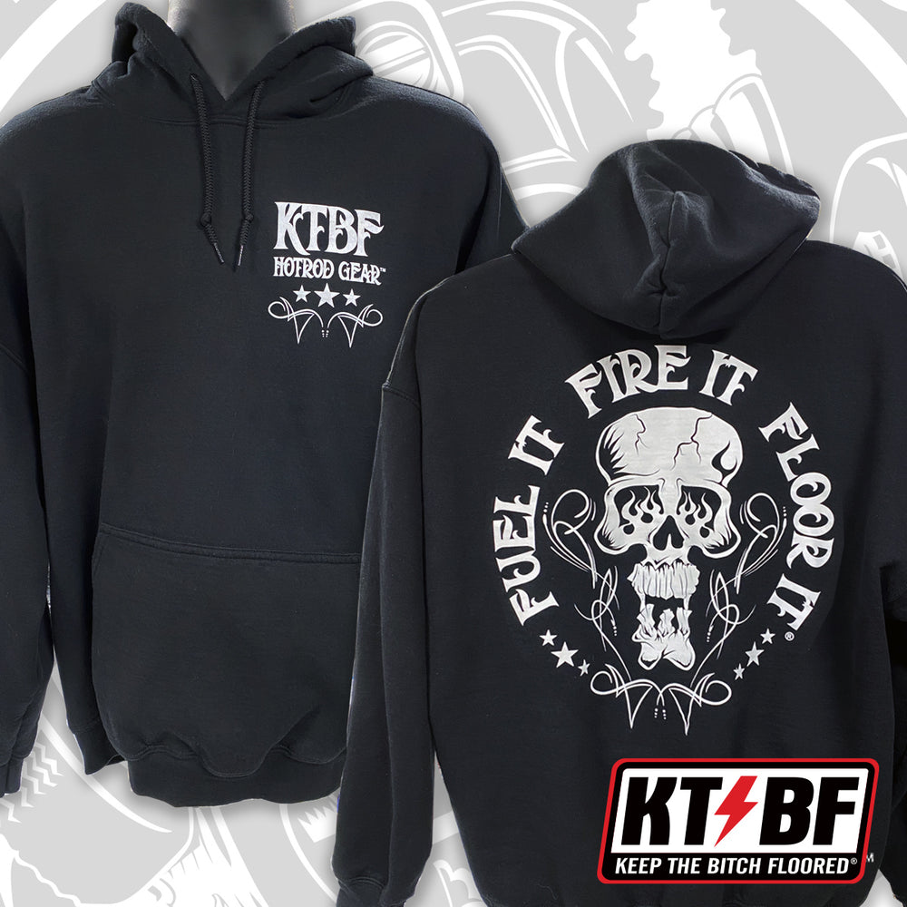 
                      
                        Fuel It, Fire It, Floor It "SKULLY" Pullover Hooded Sweatshirt
                      
                    
