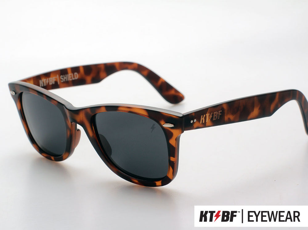 KTBF™ | SHIELD polarized sunglasses - Tortoise Shell / Black