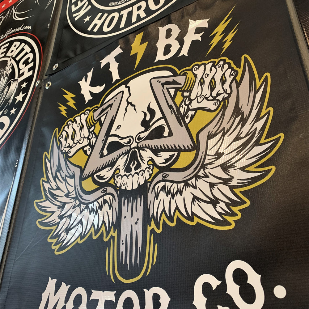 
                  
                    KTBF "THE EASYRIDER" Garage Banner
                  
                